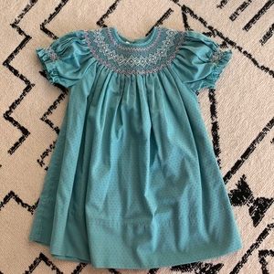 Girls smocked dress